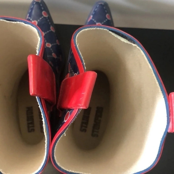 Stadium Stomper Cowboy Rainboots SZ6 - Picture 3 of 4